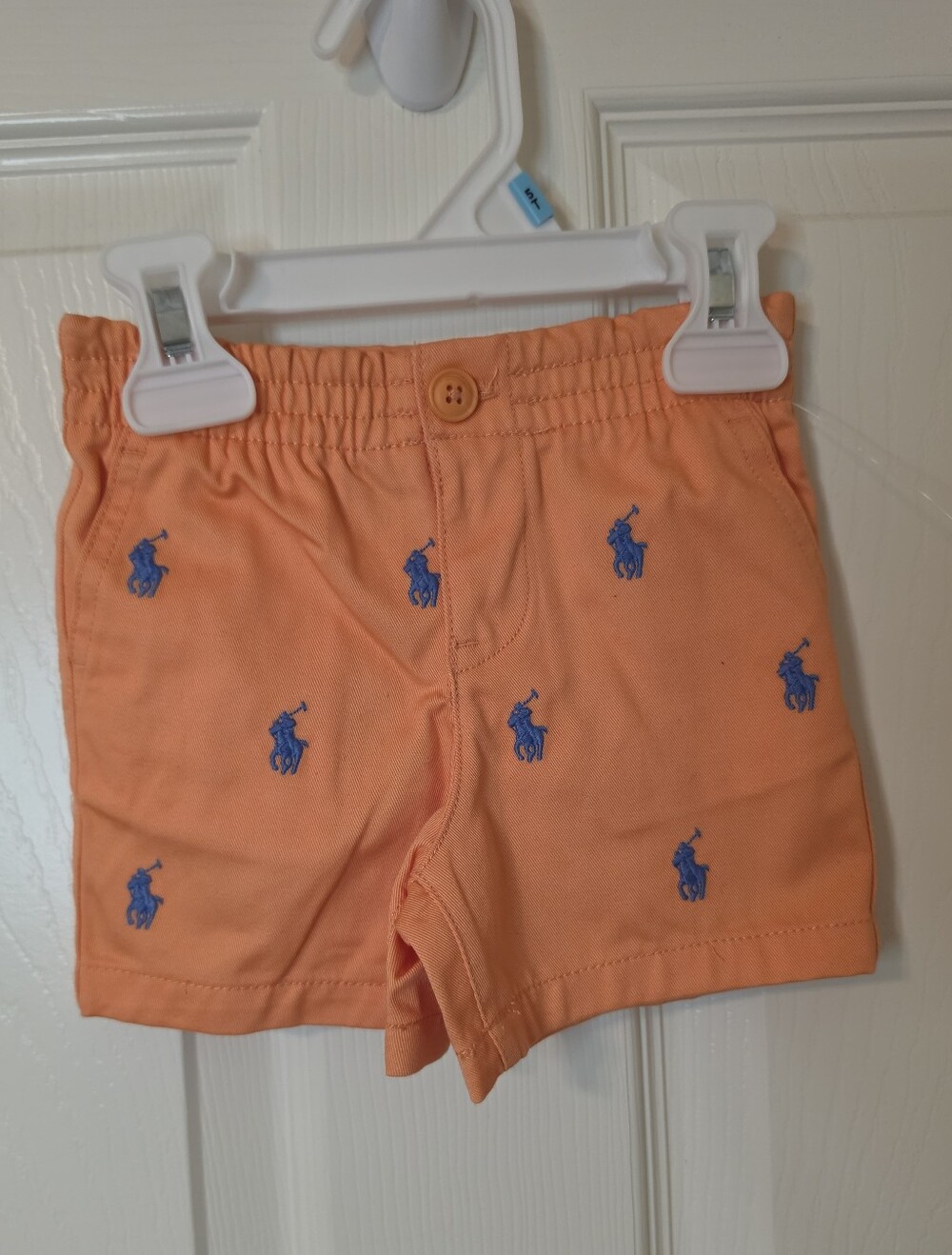 Polo Ralph Lauren Chino All Over Pony Shorts Size 3M